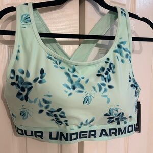 Under Armour Mint and Blue Sports Bra NWT